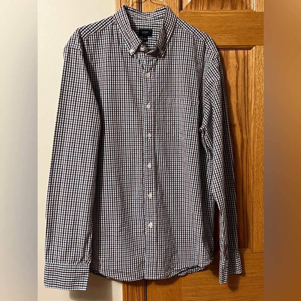 J. Crew men’s button-down shirt, medium